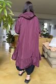 Stroll Frill Mac Beetroot